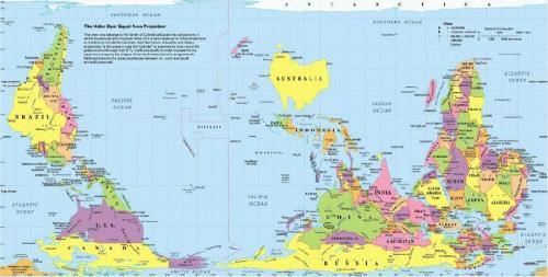Australia-centered world map (via szymon). 2 years ago