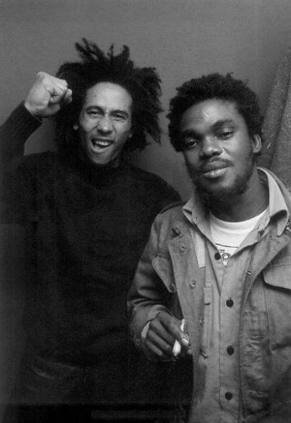 Bob Marley and Peter Tosh