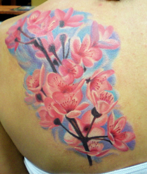 Cherry blossom tattoo by yours