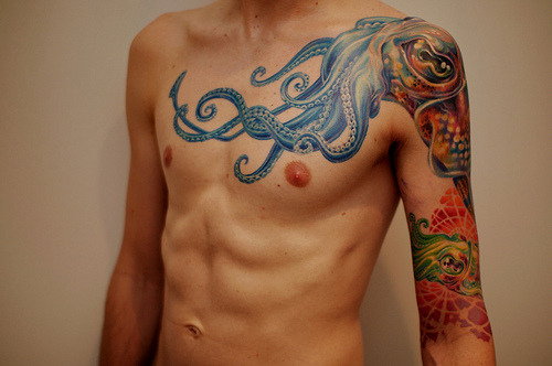 tattoos of jellyfish. Oh and jellyfish fascinate me.