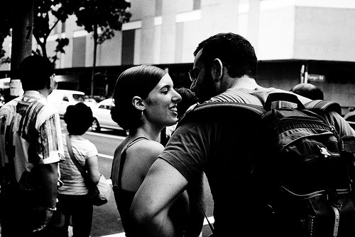black and white photography love. Love Is All Around Yashica