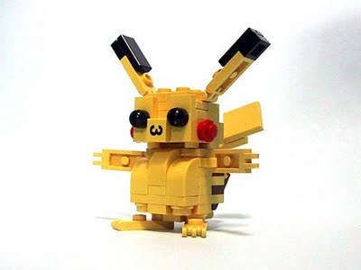 LEGO Pikachu via prettyblacklady