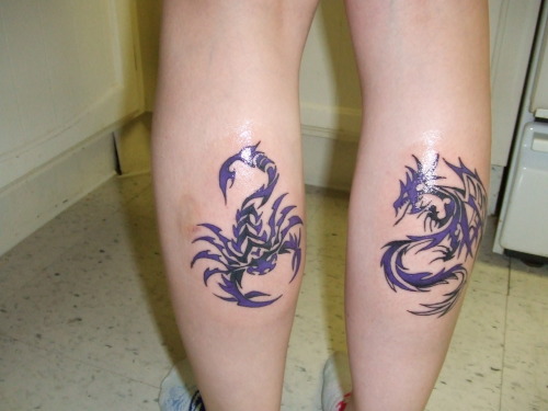 zodiac sign tattoos. My star sign and Chinese