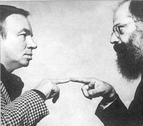Andrei Voznesensky and Allen Ginsberg Recommended reading: Voznesensky’s Antiworlds & The Fifth Ace