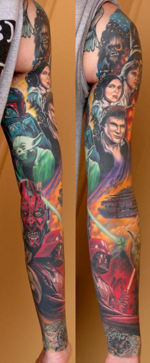 awesome star wars sleeve Posted Thu January 14th 2010 at 428am