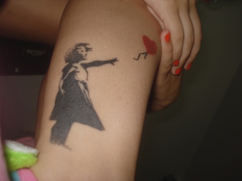 Banksy tattoos are a fantastic