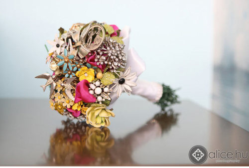 Vintage brooch bouquet Nonflorals keep popping up but this is the first