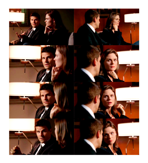 Booth And Brennan. Booth: (to Brennan) We