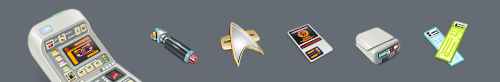 Trek Tech by Gedeon Maheux  Device icons from the Next Generation TV and movie series.