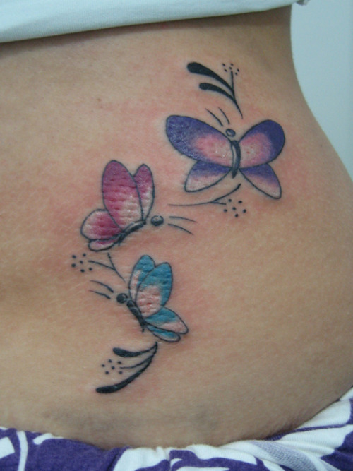 tattoo de borboletas. Tags: tatuagemtattooborboleta