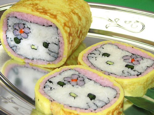 Hello Kitty Sushi. Hello Kitty Sushi wrapped in