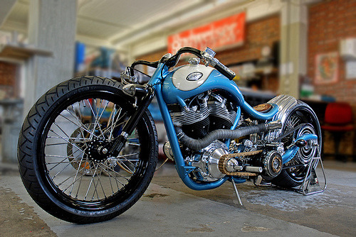 S.P.S. Speeddemon, reached the second place in the S&amp;S biker build off,