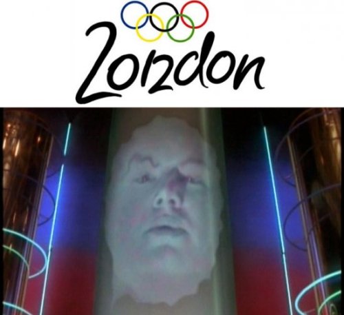 this is the new 2d london 2012 logo some people say it looks like it says 