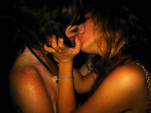 I Love Two Girls Kissing
