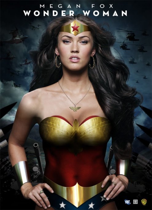megan fox wonder woman pics. Megan Fox is Wonder Woman