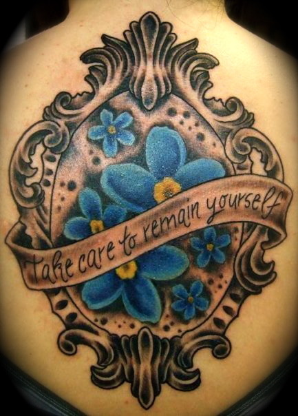 forget me not tattoos. I think it#39;s important not to