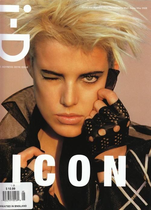 iD magazine the cover of Agyness Deyn issue May 2008