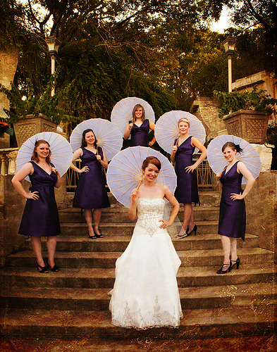 Wedding Parasols are oh so chic Austin Wedding Blog