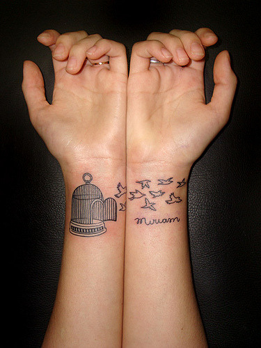 Bird Cage Tat. Tags: tattoos. Posted in photo |