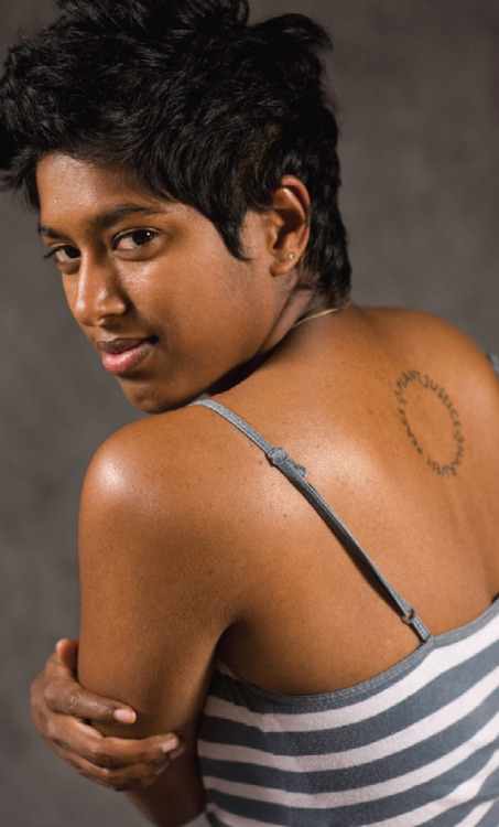 Tattoos On Dark Black Skin. Not a lack woman but she
