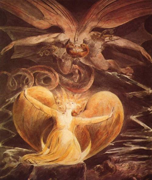 william blake dragon. William Blake, The Great Red