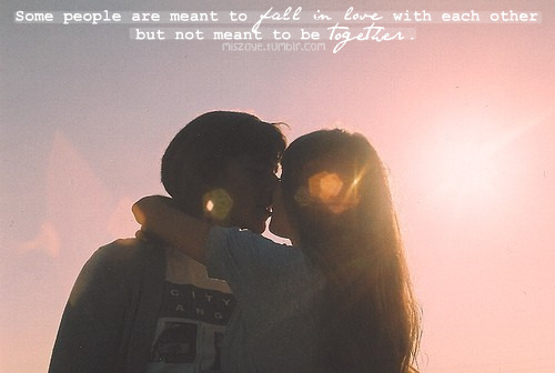 meant to be quotes. quot;If two people are meant to be