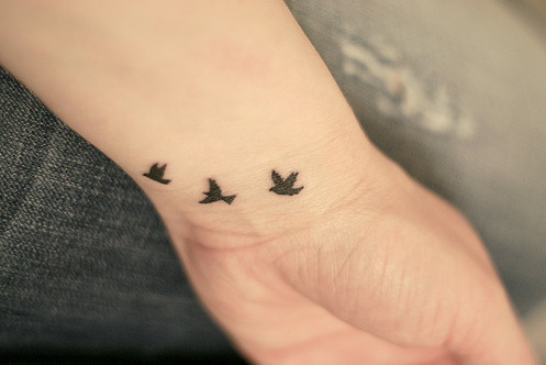 I've been really feeling bird tattoos recently I was just thinking Man