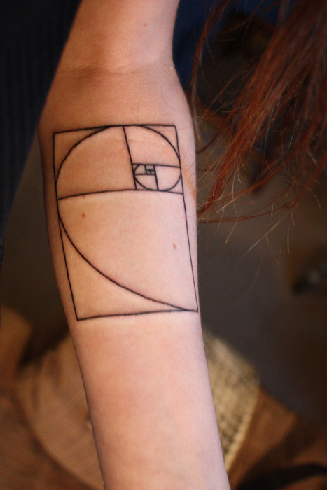 Coolest tattoo ever fibonaccimathematicstattoo 