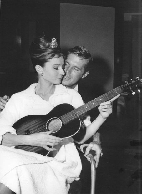Audrey Hepburn and George Peppard in Breakfast at Tiffany s