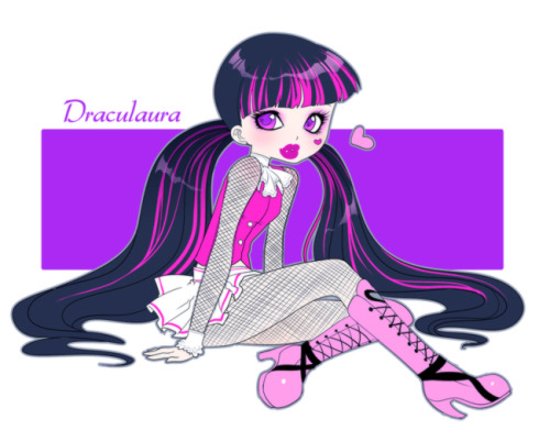 Draculaura from Monster high Done in paint tool SAI and PS7 My blog http