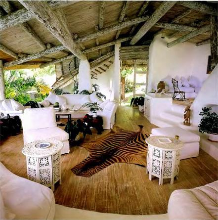 House on the Island of St Lucia in the Caribbean….