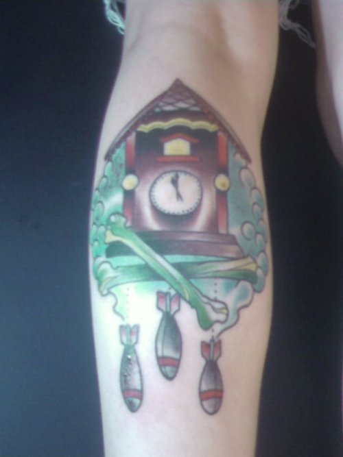 My clock tattoo At Black Thorn Gallery they have this 8216