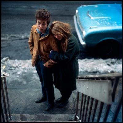 Bob Dylan & Suze Rotolo by Don Hunstein