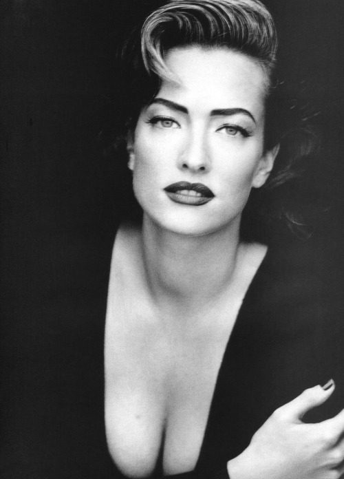 Tatjana Patitz by Peter Lindbergh for Vogue UK Sep 1991 <333