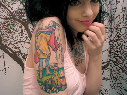 i can't get enough of this chick's disney tattoos see also her when you
