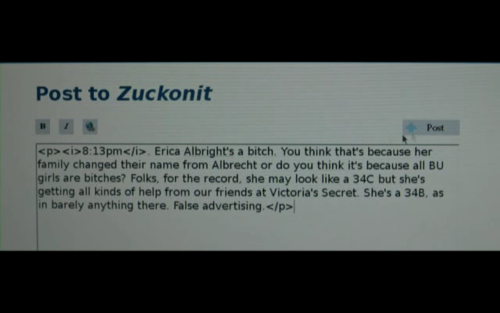 #the social network #film #zuckonit #livejournal #mark zuckerberg #rant 
