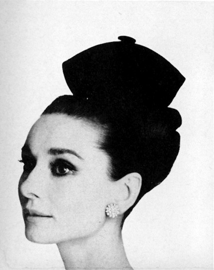 Audrey Hepburn Vogue Nov 1 1964 modeling Givenchy I loved this picture