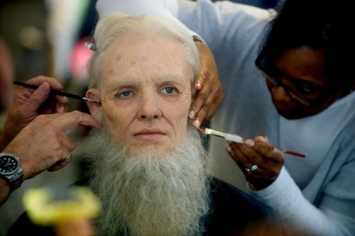 Colin Morgan in Make Up For Old Merlin via Merlin's Keep
