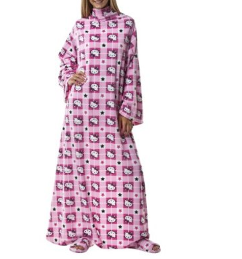 hello-kitty: Pink Hello Kitty Snuggie Not even going to lie, I would