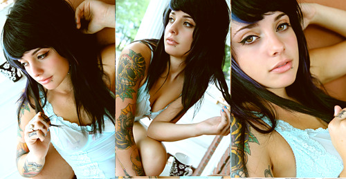  hot, pin up, suicide girl, piercing, . body-language-and-bad-habits 