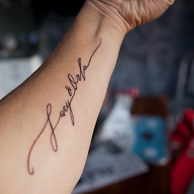 Tattoos Calligraphy tattoo