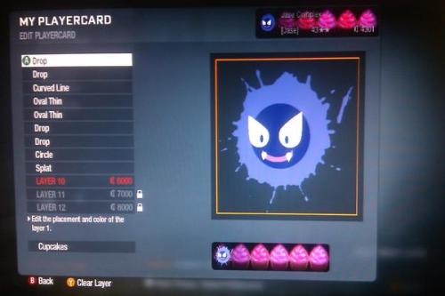 Funny CoD: Black Ops Emblems. Gastly from Pokemon. giantbomb.com