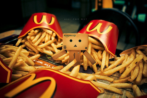 Tagged Danbo Cute Fries French Fries Food Fast Food McDonalds Box Robot Box 