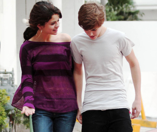 Justin Bieber and Selena Gomez in Miami
