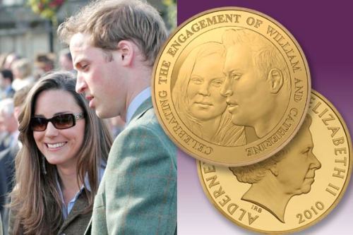 prince william and kate middleton coin. Kate Middleton #39;Plump?