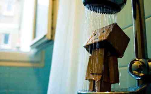 Tagged Cute Danbo Shower Water Wet Box Robot Box Robot Amazon Amazon Box 