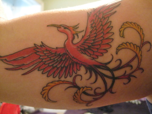 This is on my upper inner right arm I got it before I went abroad for 
