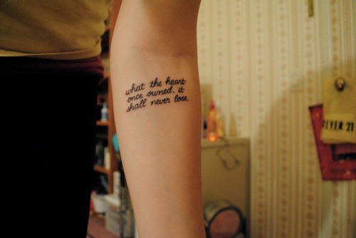 This is such a cute tattoo 169 notes Filed under tattoo