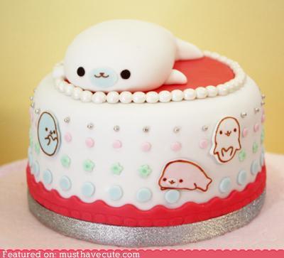 Epicute Seal Cake Must Have Cute Cute Kawaii Stuff