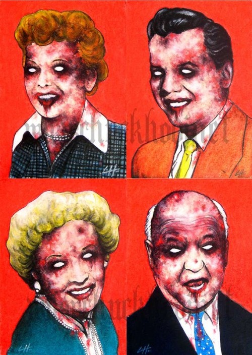 i love lucy set pictures. Zombie I love Lucy set! $15.00 for all four! http://www. Zombie I love Lucy set! $15.00 for all four!
